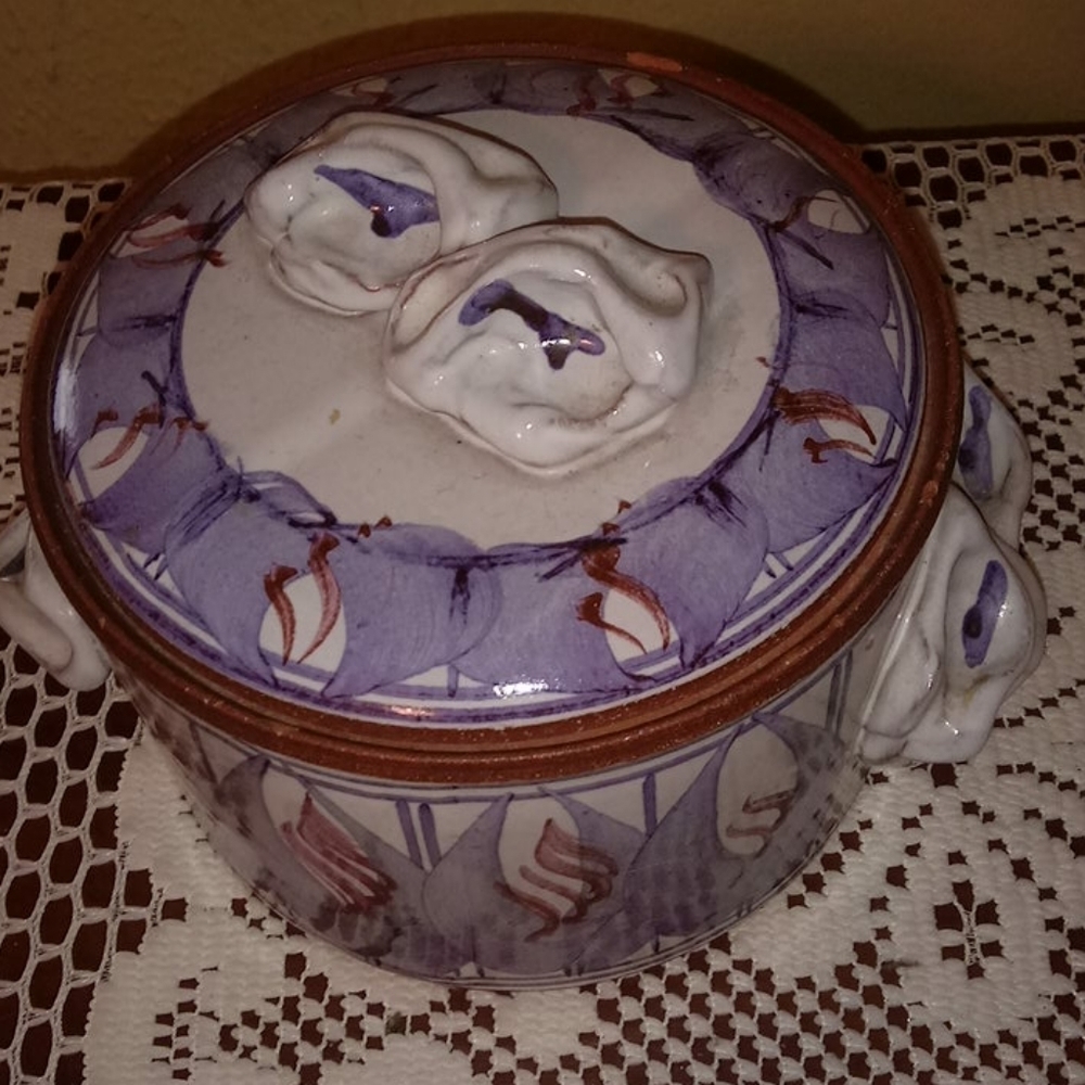 Handcrafted pottery bowl